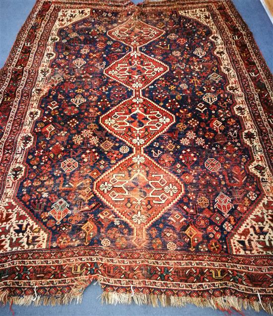 A North West Persian blue ground rug 280 x 198cm